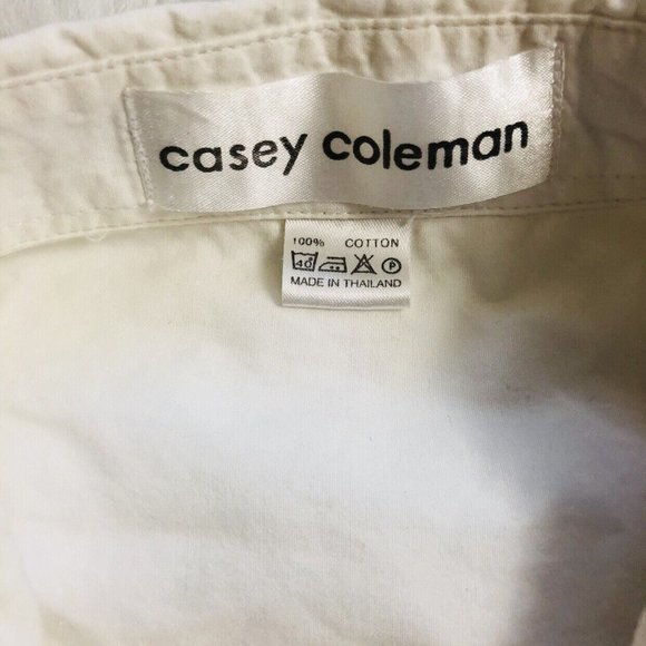 Christmas button down white shirt #036 - Picture 2 of 9